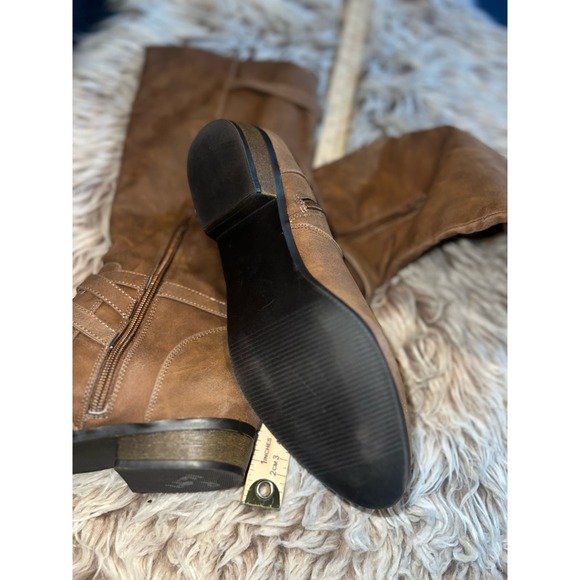 Steve Madden women’s calf high brown boots - Picture 6 of 9